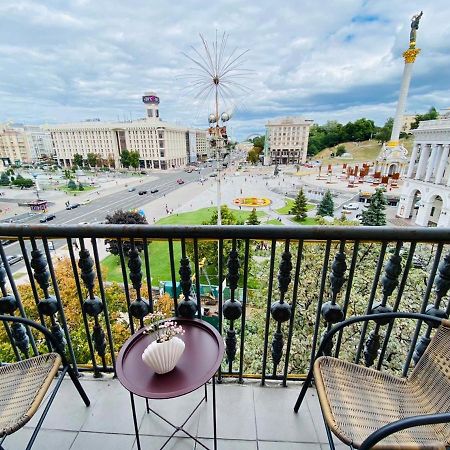 Amazing View Of Independence Square Daire Kiev Dış mekan fotoğraf