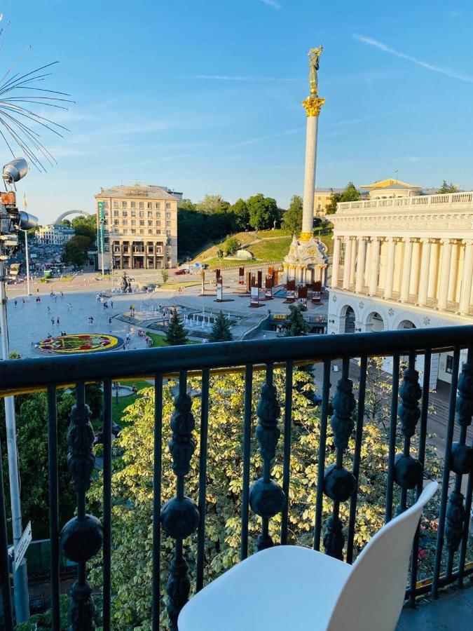 Amazing View Of Independence Square Daire Kiev Dış mekan fotoğraf
