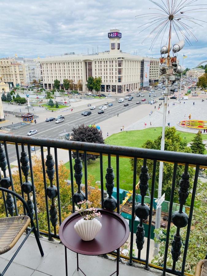 Amazing View Of Independence Square Daire Kiev Dış mekan fotoğraf