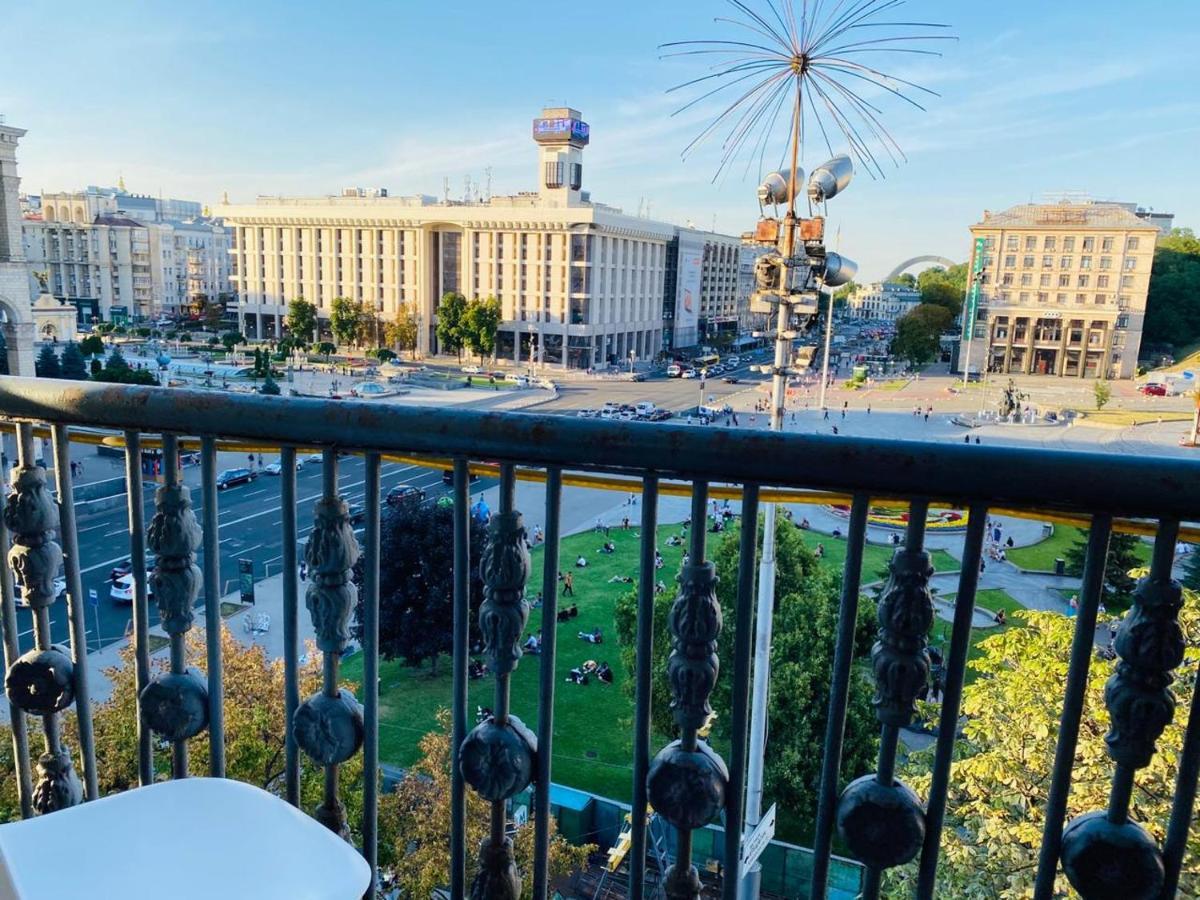 Amazing View Of Independence Square Daire Kiev Dış mekan fotoğraf
