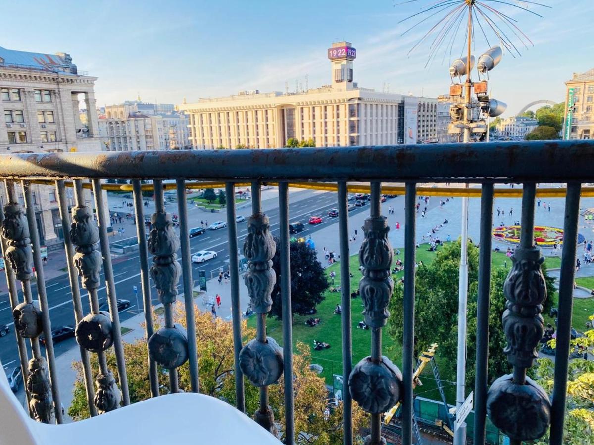 Amazing View Of Independence Square Daire Kiev Dış mekan fotoğraf