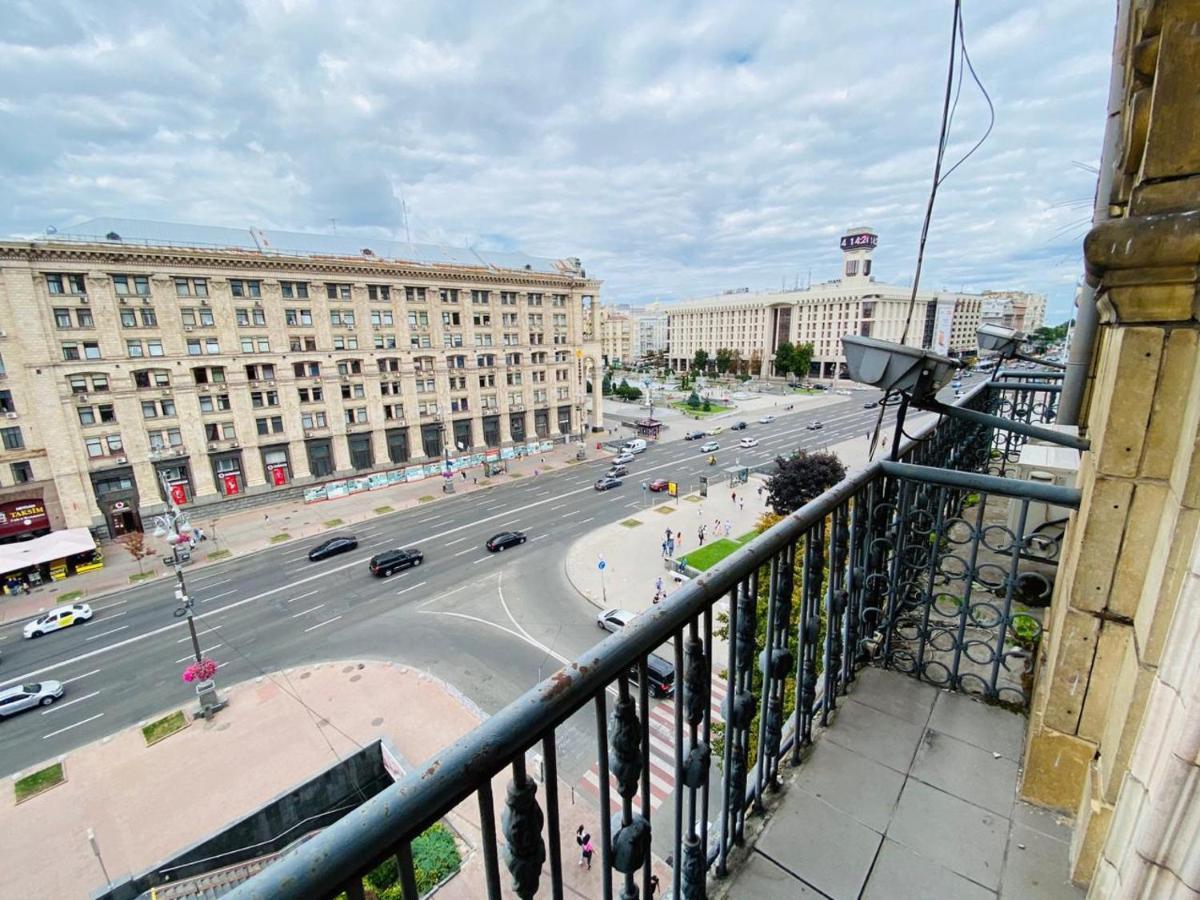 Amazing View Of Independence Square Daire Kiev Dış mekan fotoğraf